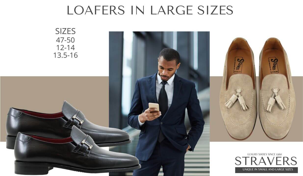 Loafers in large sizes | Stravers | large men's shoes