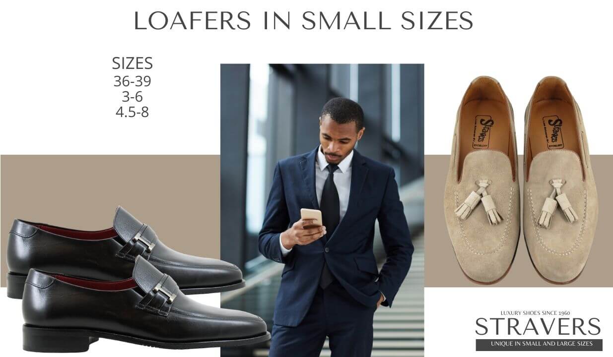 Loafers in small sizes | Stravers | small men's shoes