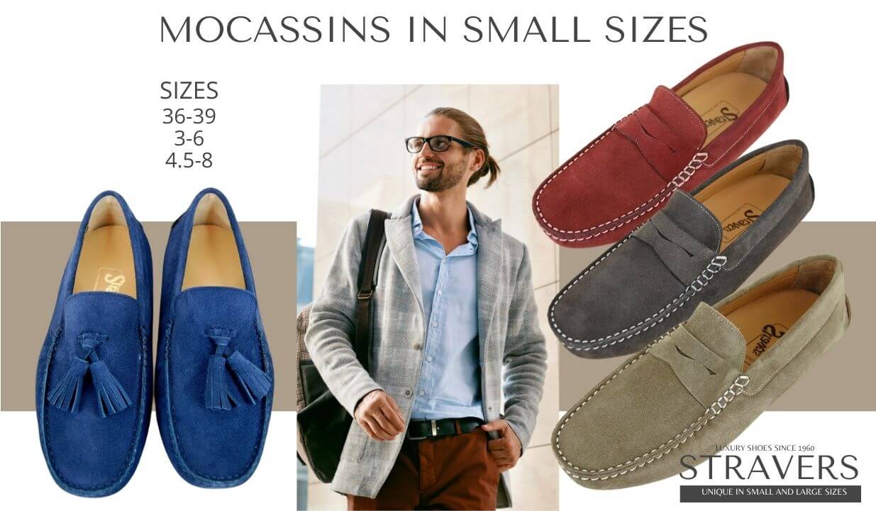 Mocassins in small sizes | Stravers | small men's shoes