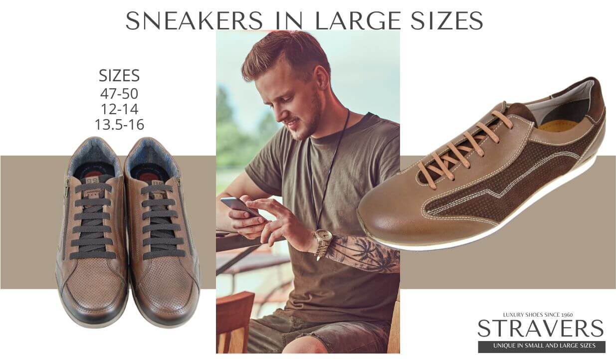Sneakers in large sizes | Stravers | large men's shoes