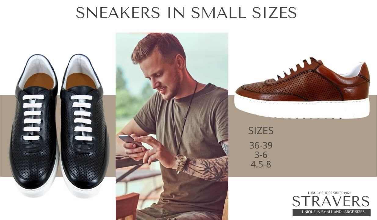 Sneakers in small sizes | Stravers | small men's shoes