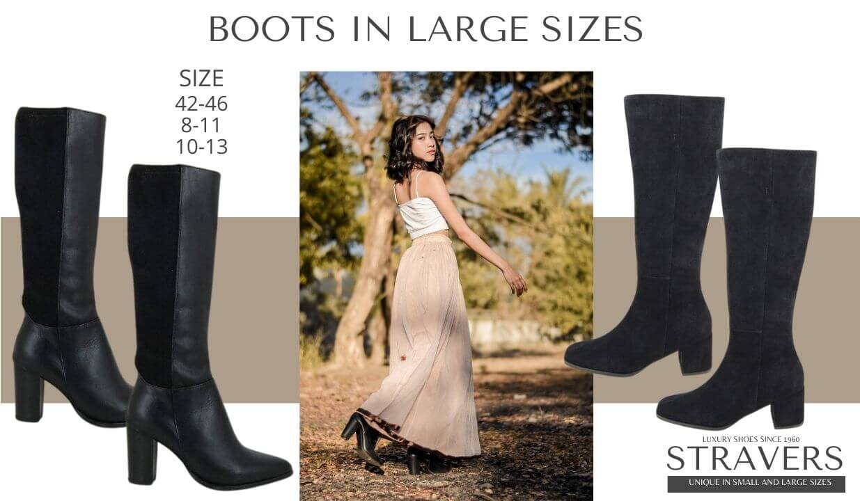 Boots in large sizes | Stravers | large women's shoes