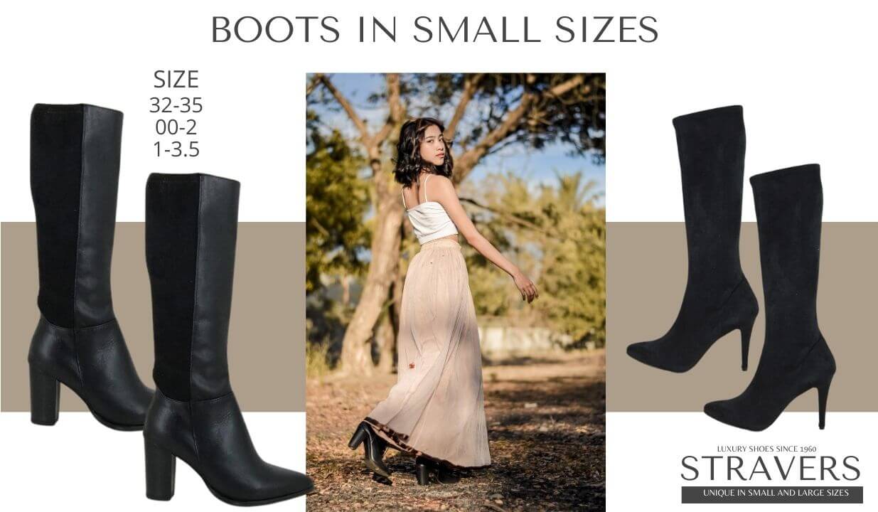 Boots in small sizes | Stravers | small women's shoes