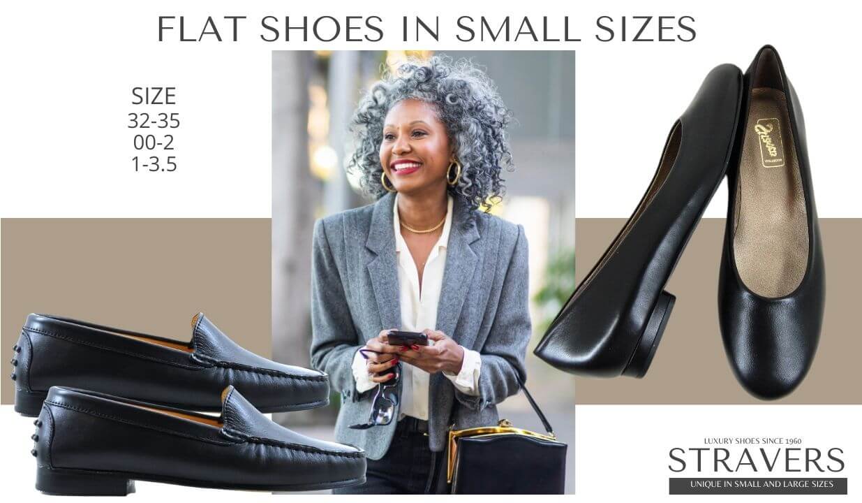 Flat Shoes in small sizes | Stravers | small women's shoes
