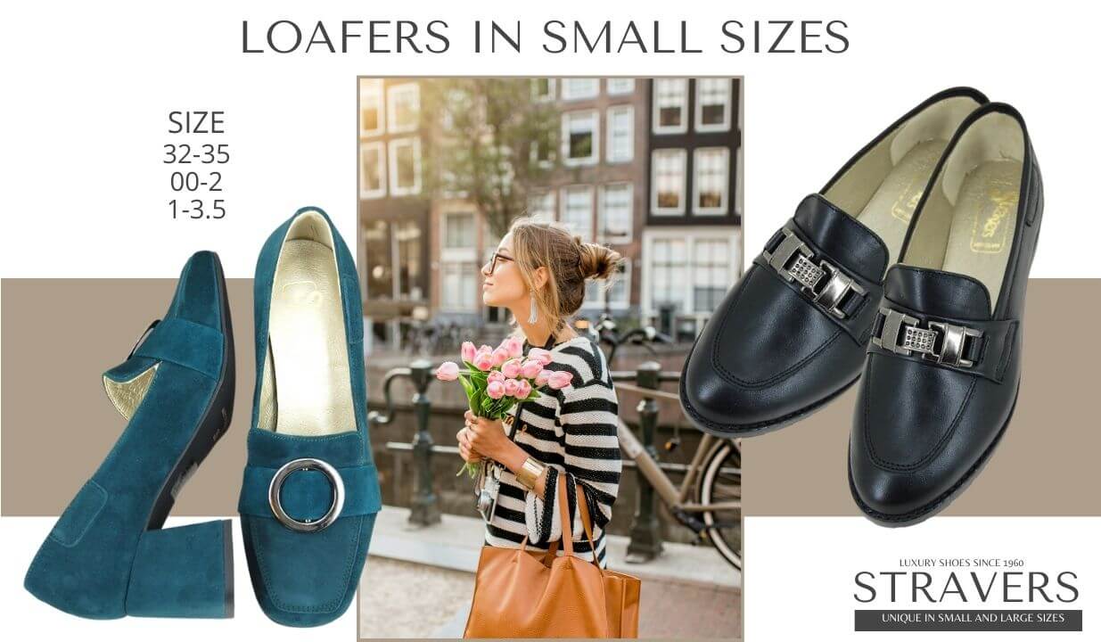 Loafers in small sizes | Stravers | small women's shoes