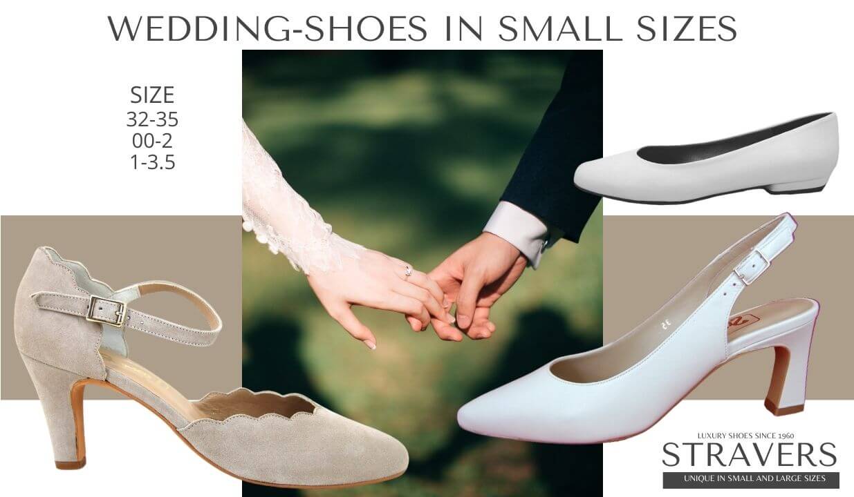 Wedding Shoes in small sizes | Stravers | small women's shoes