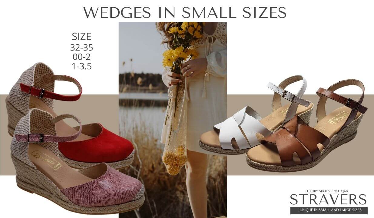 Wedges in small sizes | Stravers | small women's shoes