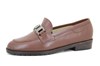 Stylish Loafers - chocolate brown leather view 1