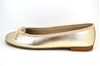 Soft leather ballerinas - champagne view 1