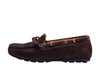 Italian moccasins ladies - brown suede view 1