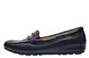 Mocassins Drivers shoes -black silver view 1