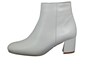 White  Ankle Boots Block Heel view 1