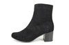 Elegant Comfortable Ankle Boots - black view 1