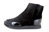 Flat Sneaker Ankle Boots - black view 1