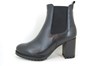Comfortable Trendy Chelsea Boots with Heels - black view 1