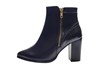 Elegant Pointed Ankle Boots - black view 1