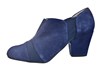 Higher ankle pumps -dark blue suede view 1