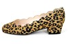 Leopard pumps low heels view 1
