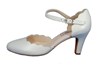 White strap pumps - wedding shoes view 1