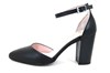Ankle Strap pumps with High Heels - black