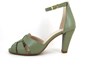 Peep Toe Pumps with Ankle Strap and Heels view 1