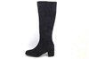 Elegant Knee High Boots Block Heel - black view 1