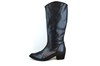 Long Tall High Western Boots - black leather view 1