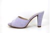 Lilac Slippers Mules with Heels view 1
