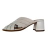 Luxury slipper with double crotch strap - white view 1