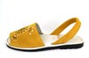 Spanish Glitter Sandals - yellow view 1