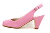 Sandals on heels - Pink view 1
