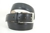 Dark brown leather belt view 1