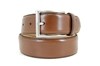 Luxury leather belt - brown view 1