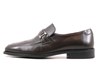 Mens Loafers - brown leather view 1