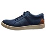 Casual sneaker -matt bleu leather