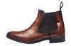 Dress Chelsea Boots for Men - cognac brown leather
