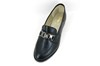 Trendy Loafers - black leather view 2