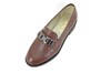 Stylish Loafers - chocolate brown leather view 2
