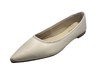 Pointy Ballerina Shoes - cream view 2