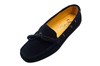 Italian moccasins ladies -black suede view 2