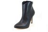 Pointed Toe Ankle Boots High Stiletto Heels - black view 2