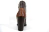 Pointed short boots - brown view 2