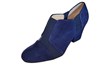 Higher ankle pumps -dark blue suede view 2