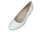 Soft leather pumps - white view 2