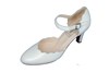 White strap pumps - wedding shoes view 2