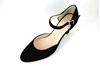Luxury Black Suede Pumps with Straps view 2