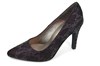 Exclusive heels - bordeaux grey black view 2