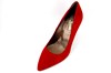 Pointy heels - red suede view 2