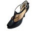 Peeptoe Pumps with Heels and Straps - black view 2