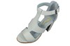 White Heeled Sandals with Straps view 2